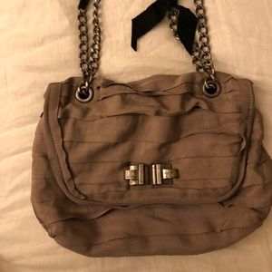 Lanvin Grosgrain Ribbon Chain Bag